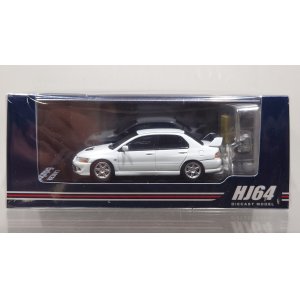 画像: Hobby JAPAN 1/64 Mitsubishi Lancer GSR EVOLUTION 8 White Solid with Engine Display Model