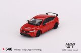 画像: MINI GT 1/64 Honda Civic Type R Rallye Red 2023 W/ Advan GT Wheel (RHD)