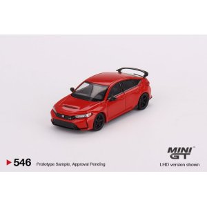 画像: MINI GT 1/64 Honda Civic Type R Rallye Red 2023 W/ Advan GT Wheel (RHD)