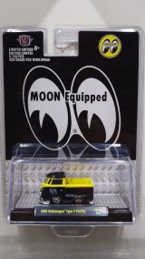 画像: M2 Machines 1/64 1960 VW Single Cab Truck "MOONEYES" - Gloss Black