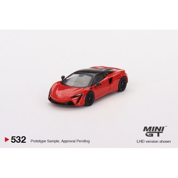 画像1: MINI GT 1/64 McLaren Artura Vermillion Red (LHD) (1)