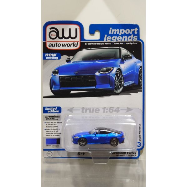 画像1: auto world 1/64 2023 Nissan Z Seiran Blue/Black (1)