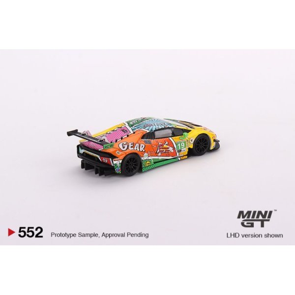 MINI GT 1/64 Lamborghini Huracán GT3 EVO #19 GEAR Racing 2020 IMSA