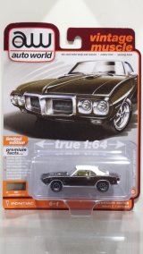 画像: auto world 1/64 1969 Pontiac Firebird Espresso Brown/White