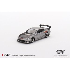 画像: MINI GT 1/64 Nissan Silvia Top Secret (S15) Silver Red (RHD)