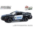 画像1: GREEN LiGHT EXCLUSIVE 1/64 2009 Ford Mustang GT - Edmonton Police, Edmonton, Alberta, Canada - Blue Line Racing 25 Years (1)