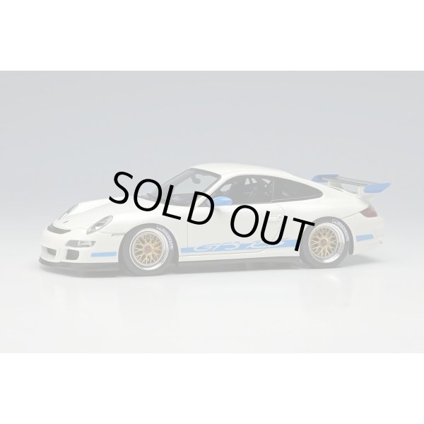 画像1: EIDOLON 1/43 Porsche 911 (997) GT3 RS 2007 (BBS LM Wheel) White / Blue Livery Limited 60 pcs. (1)