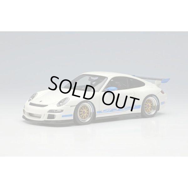 画像2: EIDOLON 1/43 Porsche 911 (997) GT3 RS 2007 (BBS LM Wheel) White / Blue Livery Limited 60 pcs. (2)