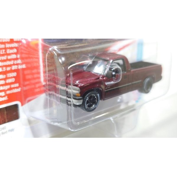 画像2: JOHNNY LIGHTNING 1/64 2002 Chevy Silverado Dark Red (2)