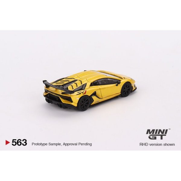 画像3: MINI GT 1/64 Lamborghini Aventador SVJ Giallo Orion (Yellow) (LHD) (3)