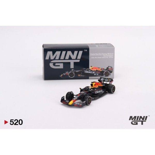 画像1: MINI GT 1/64 Oracle Red Bull Racing RB18 #1 Max Verstappen 2022 Abu Dhabi Grand Prix Winner Max Verstappen (1)