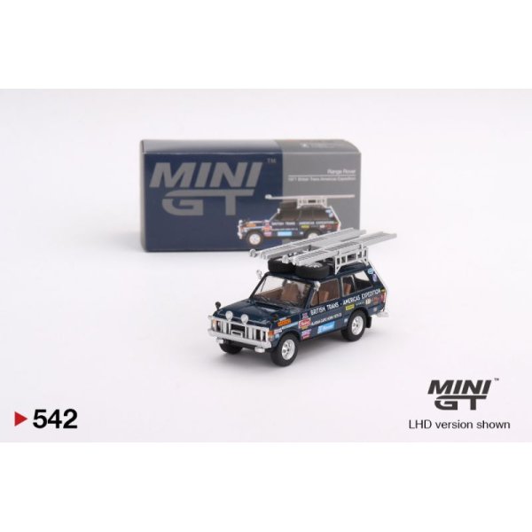 画像1: MINI GT 1/64 Range Rover 1971 British Trans- American Expedition VXC-868K (LHD) (1)