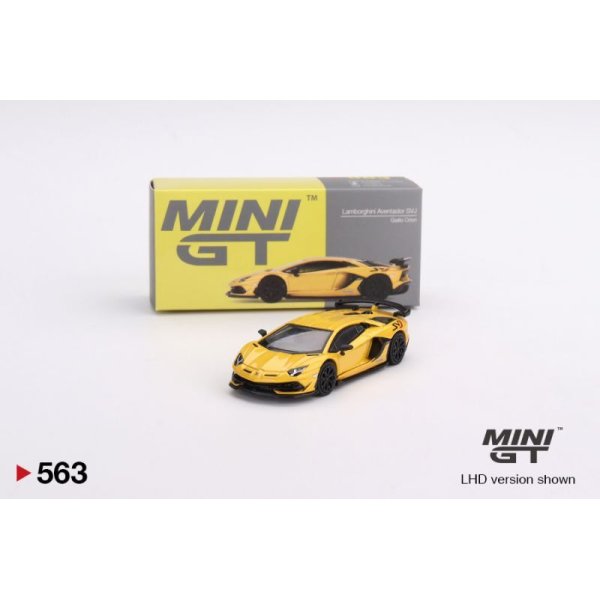 画像1: MINI GT 1/64 Lamborghini Aventador SVJ Giallo Orion (Yellow) (LHD) (1)