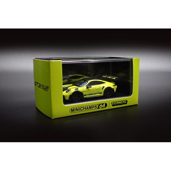 画像1: Tarmac Works 1/64 Porsche 911 (992) GT3 RS Acid Green (1)