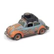 画像3: JOHNNY LIGHTNING 1/64 1970 Volkswagen Beetle Gulf Blue/Orange (Weathering Paint) with Roof Rack (3)