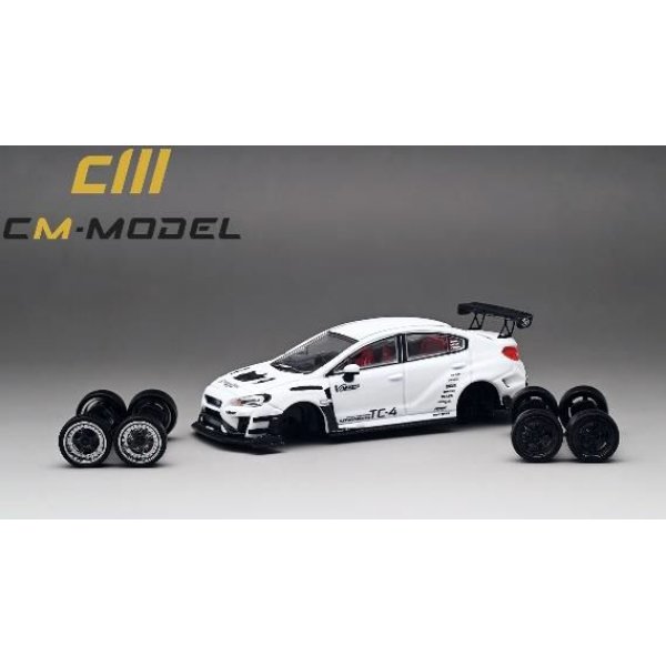 画像3: CM MODEL 1/64 SUBARU VAB S4 VARIS Wide Body Kit (3)