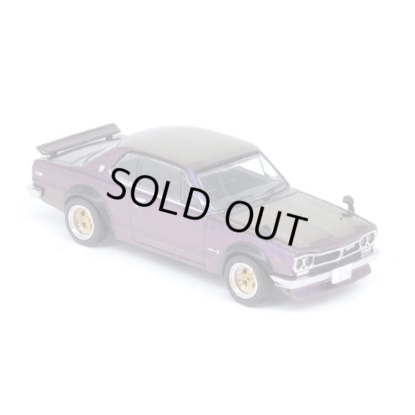 画像2: INNO Models 1/64 Nissan Skyline 2000 GT-R (KPGC10) Midnight Purple II (2)