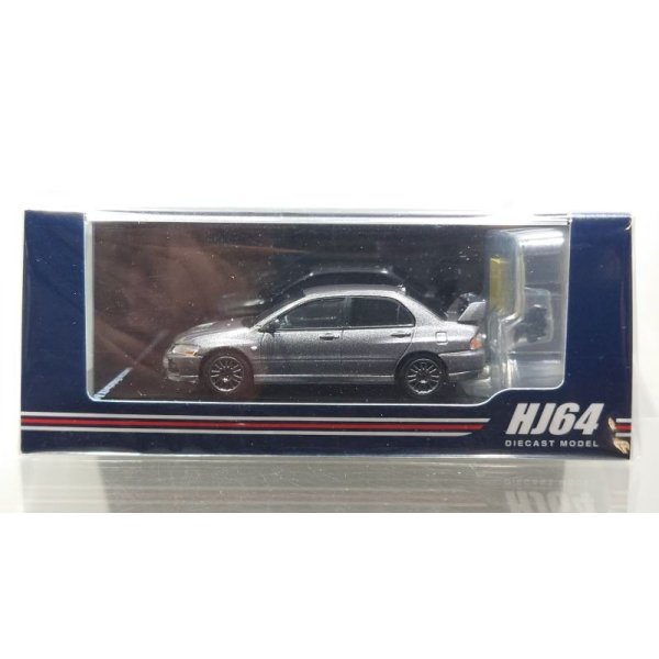 画像1: Hobby JAPAN 1/64 Mitsubishi Lancer GSR EVOLUTION 9 MR Medium Purplish Gray Mica with Engine Display Model (1)