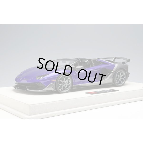 画像2: EIDOLON 1/18 Lamborghini Aventador SVJ Roadster 2020 Ad Personam 2 tone paint Viola Hestia / Grigiolynx Limited 100 pcs. (2)