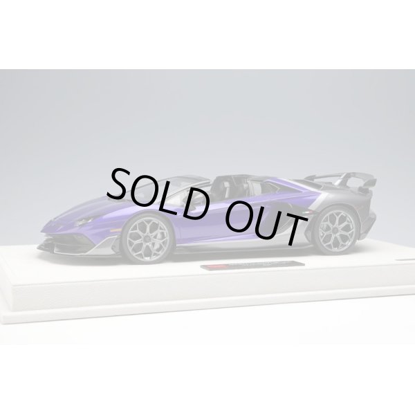 画像1: EIDOLON 1/18 Lamborghini Aventador SVJ Roadster 2020 Ad Personam 2 tone paint Viola Hestia / Grigiolynx Limited 100 pcs. (1)