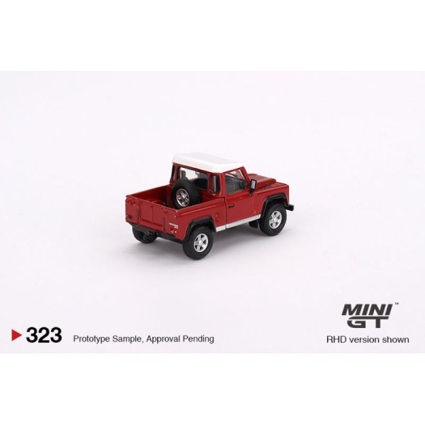 画像3: MINI GT 1/64 Land Rover Defender 90 Pickup Masai Red (RHD) (3)