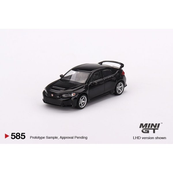 画像1: MINI GT 1/64 Honda Civic Type R 2023 Crystal Black Pearl W/ Advan GT Wheel (RHD) (1)