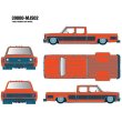 画像5: M2 Machines 1/64 1973 Chevrolet Cheyenne Super 30 Orange/Black (5)