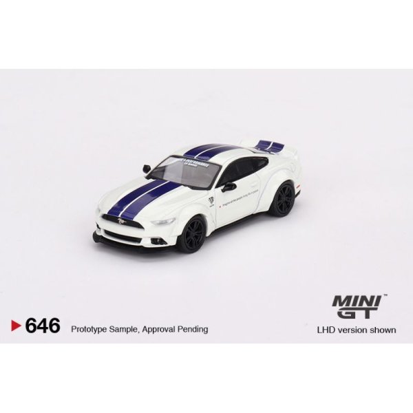 画像1: MINI GT 1/64 LB★WORKS Ford Mustang White (RHD) (1)