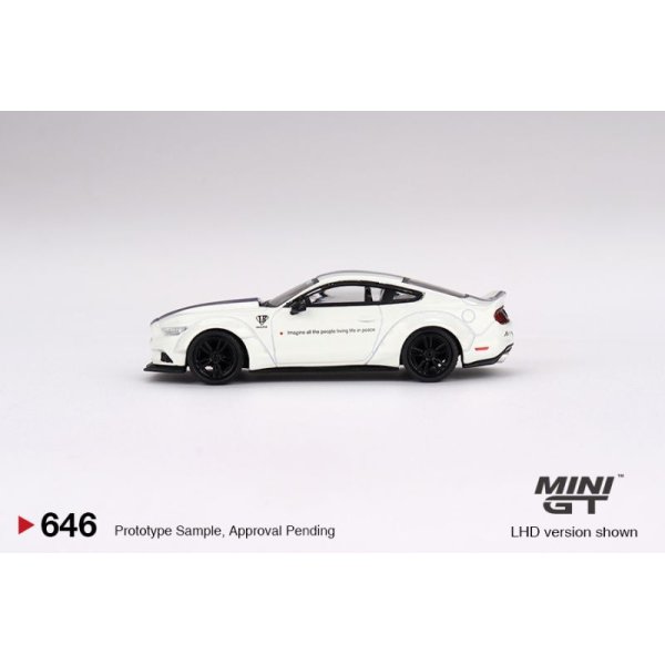 画像3: MINI GT 1/64 LB★WORKS Ford Mustang White (RHD) (3)