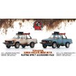 画像2: BM Creations 1/64 Toyota Hilux N60, N70 1980 Rust specification Matte whitewith accessories RHD  (錆仕様 マットホワイト)  (2)