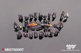 画像: MINI GT 1/64 Oracle Red Bull Racing RB18 2022 Winner Car #1 Abu Dhabi Grand Prix Max Verstappen Pit Crew Set