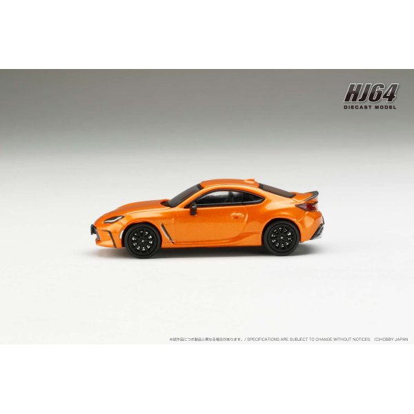 画像4: Hobby JAPAN 1/64 Toyota GR86 RZ 10th Anniversary Limited Flame Orange 純正オプションリアスポイラー  (4)