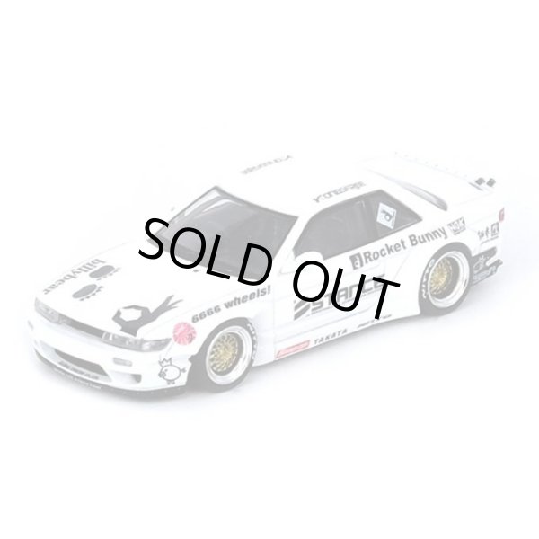 画像2: INNO Models 1/64 Nissan Silvia S13 (V2) Pandem/Rocket Bunny White (2)