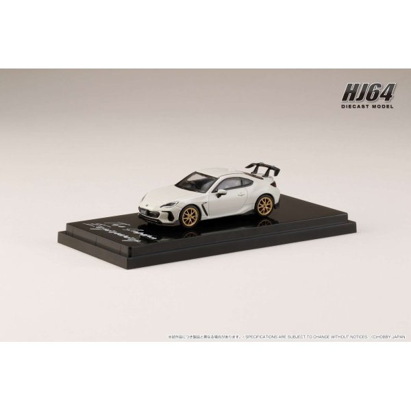 画像2: Hobby JAPAN 1/64 Subaru BRZ STI PERFORMANCE Crystal White Pearl (2)