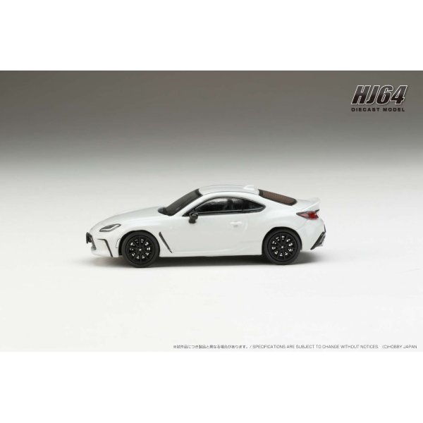 画像4: Hobby JAPAN 1/64 Toyota GR86 RZ Crystal White Pearl 純正オプションリアスポイラー (4)