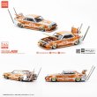 画像6: POP RACE 1/64 SKYLINE C210 KAIDO RACER BOSOZOKU STYLE ORANGE/SILVER (6)