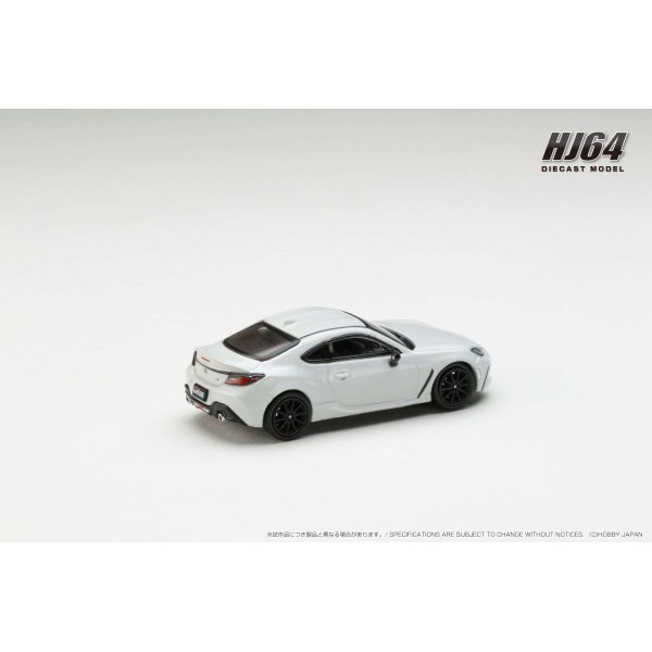 画像3: Hobby JAPAN 1/64 Toyota GR86 RZ Crystal White Pearl 純正オプションリアスポイラー (3)