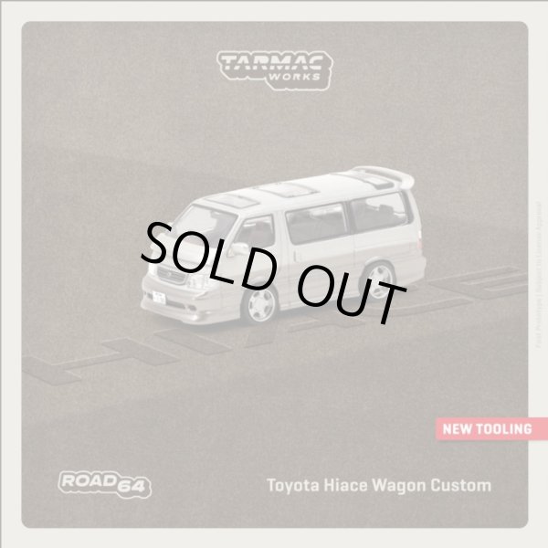 画像4: Tarmac Works 1/64 Toyota Hiace Wagon Custom Silver/Brown (4)