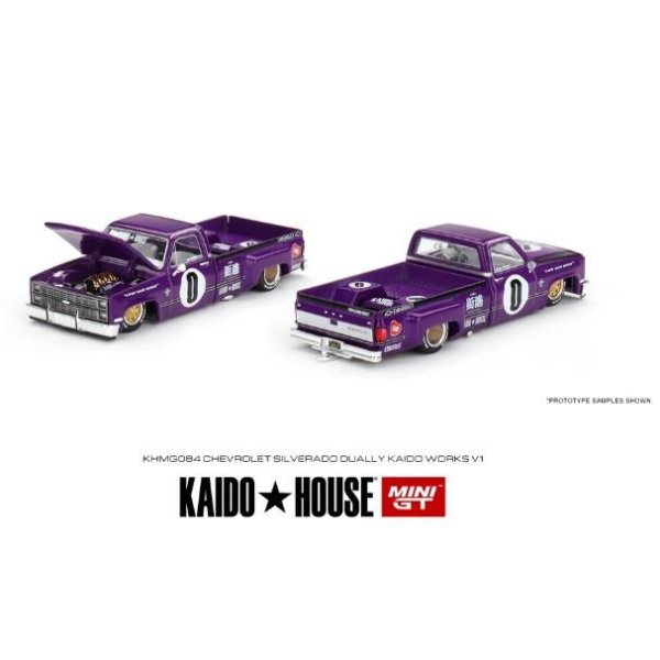 画像1: MINI GT 1/64 Chevrolet Silverado Dury KAIDO V1 (LHD) (1)