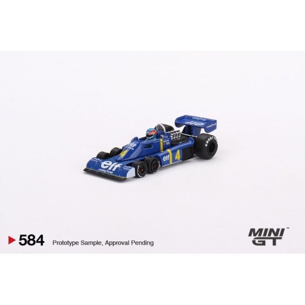 画像1: MINI GT 1/64 Tyrrell P34 Swedish GP 1976 2nd place car #4 Patrick Depailler (1)