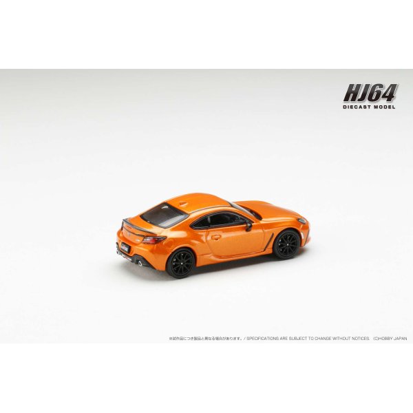 画像3: Hobby JAPAN 1/64 Toyota GR86 RZ 10th Anniversary Limited Flame Orange 純正オプションリアスポイラー  (3)