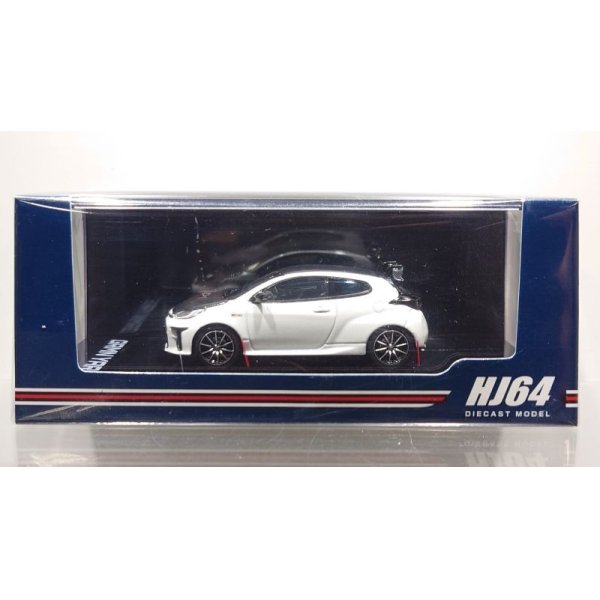 画像1: Hobby JAPAN 1/64 Toyota GRMN YARIS Rally Package GR Parts Platinum White Pearl Mica (1)