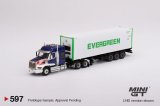 画像: MINI GT 1/64 Western Star 49X 40ft Reefer Container "Evergreen" (LHD)