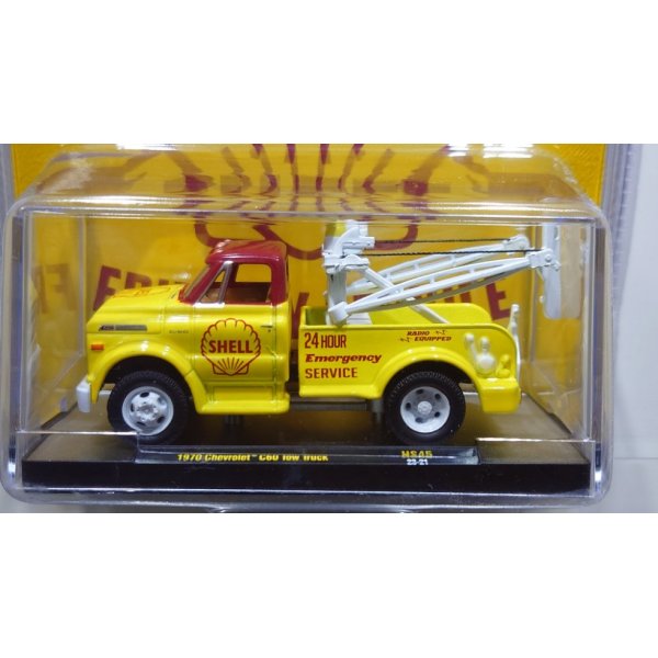 画像4: M2 Machines 1/64 1970 Chevrolet C60 Tow Truck "SHELL" - Yellow (4)