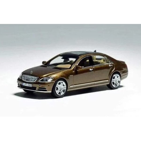 画像2: MOTORHELIX 1:64 Mercedes Benz S Class S600L W221 Brown/Beige Interior (2)