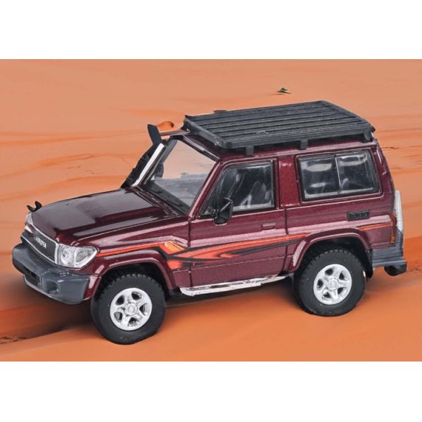 画像4: PARAGON 1/64 Toyota Land Cruiser 71 2014 Red (RHD) with roof rack (4)