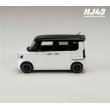 画像4: Hobby JAPAN 1/43 Honda N-BOX CUSTOM Platinum White Pearl & Black (4)