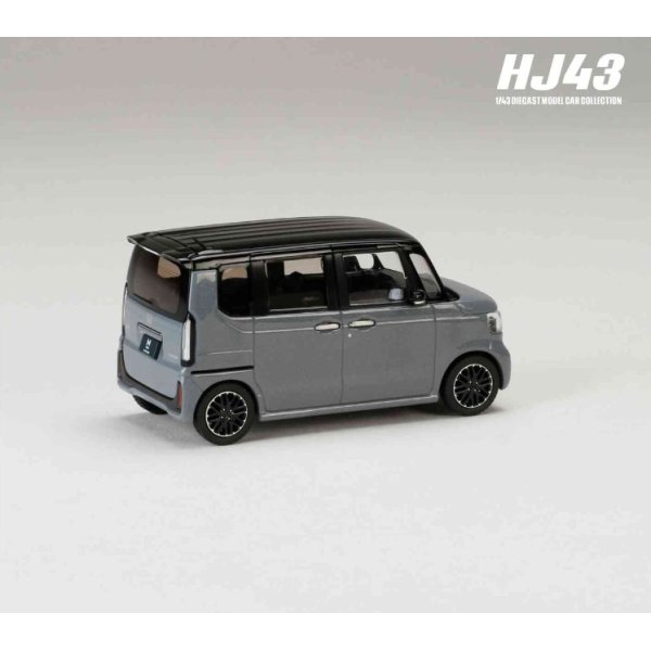 画像3: Hobby JAPAN 1/43 Honda N-BOX CUSTOM Slate Gray Pearl & Black (3)