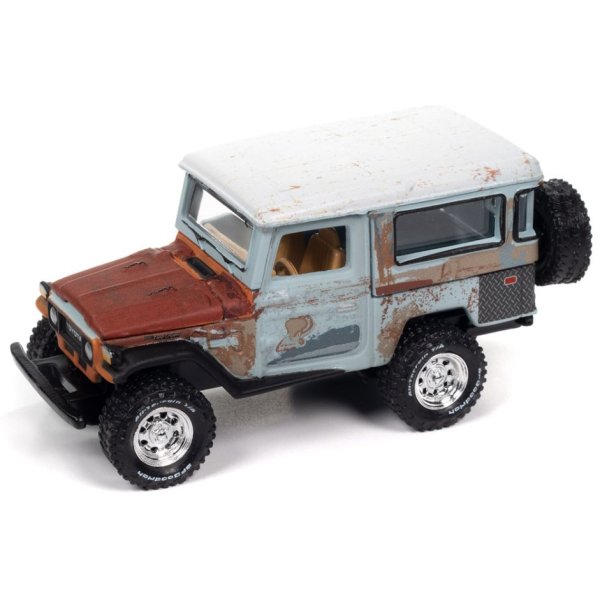 画像5: JOHNNY LIGHTNING 1/64 1980 Toyota Land Cruiser Matte Blue / Weathered (5)