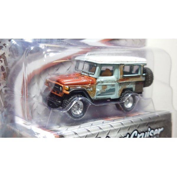 画像3: JOHNNY LIGHTNING 1/64 1980 Toyota Land Cruiser Matte Blue / Weathered (3)